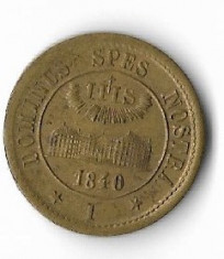 Moneda 1 Batzen 1840, Freibourg - Elvetia, cotatii ridicate! foto