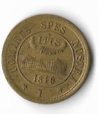 Moneda 1 Batzen 1840, Fribourg - Elvetia, cotatii ridicate!