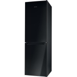 Combina frigorifica Indesit LI8 S2E K, 339L, clasa energetica E, H 189cm, Negru