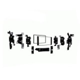 Kit rama radio 1DIN/2DIN Connects2 CT24NS30 pentru Nissan, negru