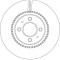 TRW DF6904 Disc frana