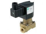 Ventil electromagnetic alamă NBR IP65 24VDC 0-10 bar