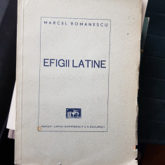 MARCEL ROMANESCU - EFIGII LATINE. 1941 foto