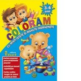 Coloram cu minti istete si manute indraznete 3-4 ani