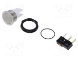 Comutator anti-vandalism SCHURTER Poz: 2 SPDT 5A/125VAC ON-(ON) MSM II