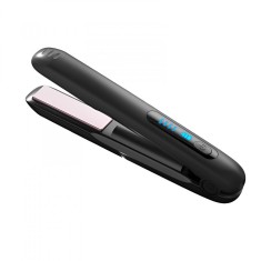 Placa de par fara fir, flippy, adaptor tip c, 4 trepte de temperatura, tensiune 5v, capacitate baterie 5000 mah, indreptat, ondulat, 23.5x3.3x4.5 cm,
