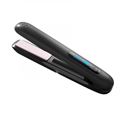 Placa de par fara fir, flippy, adaptor tip c, 4 trepte de temperatura, tensiune 5v, capacitate baterie 5000 mah, indreptat, ondulat, 23.5x3.3x4.5 cm, foto