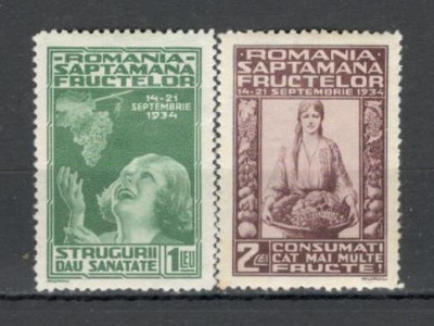 Romania.1934 Expozitia fructelor YR.28 foto