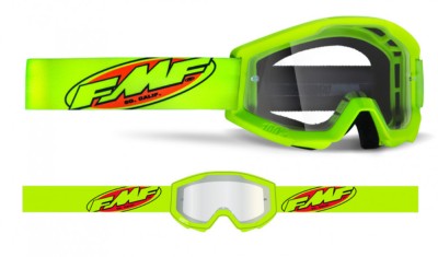 Ochelari Enduro MX FMF Powercore Core Yellow Lentila Clara foto