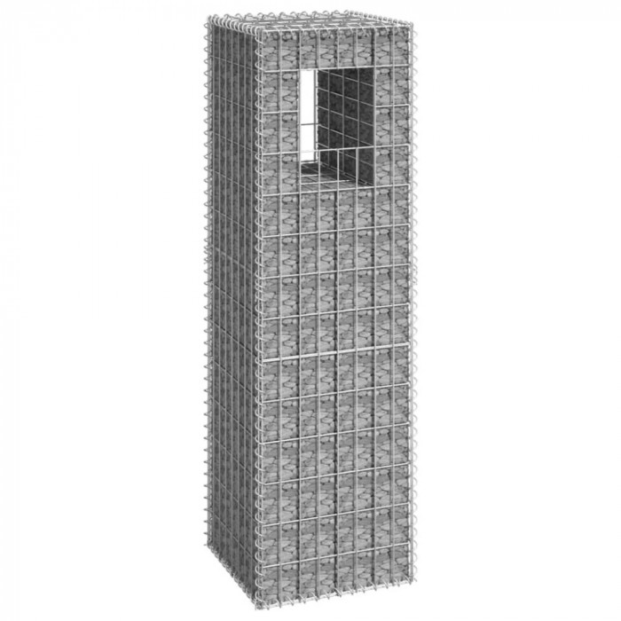 Stalp tip cos gabion, 40x40x140 cm, fier GartenMobel Dekor