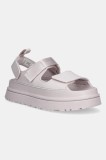 UGG sandale Goldenglow femei, culoarea roz, cu platforma, 1152685-BYF
