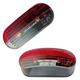 Led Lampi de marcaj laterale cu distanta Indicator Remorca camion rosu alb 12v 24v