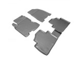 Covorase Cauciuc Tip Tavita Skoda Superb 2 2008-2015 + Protectie Tunel Spate ALM Negru