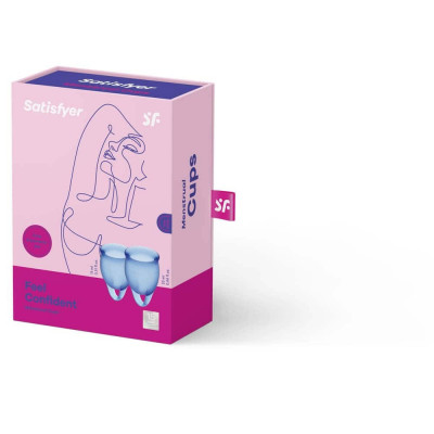 Feel Confident - Set 2 Cupe Menstruale din Silicon Medical foto