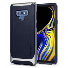 Husa Antisoc Spigen Neo Hybrid pentru Samsung Galaxy Note 9 Artic Silver foto