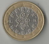 Portugalia, 1 euro de circulatie, 2005, circ., Europa