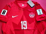 Tricou NIKE fotbal - CANADA - nr. 19 jucatorul DAVIES (Logo Campionatul Mondial 2026 USA-CANADA-MEXICO)