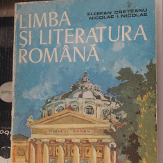 LIMBA SI LITERATURA ROMANA CLASA A XII A ANUL 1979 ,EDITURA DIDACTICA PEDAGOGICA