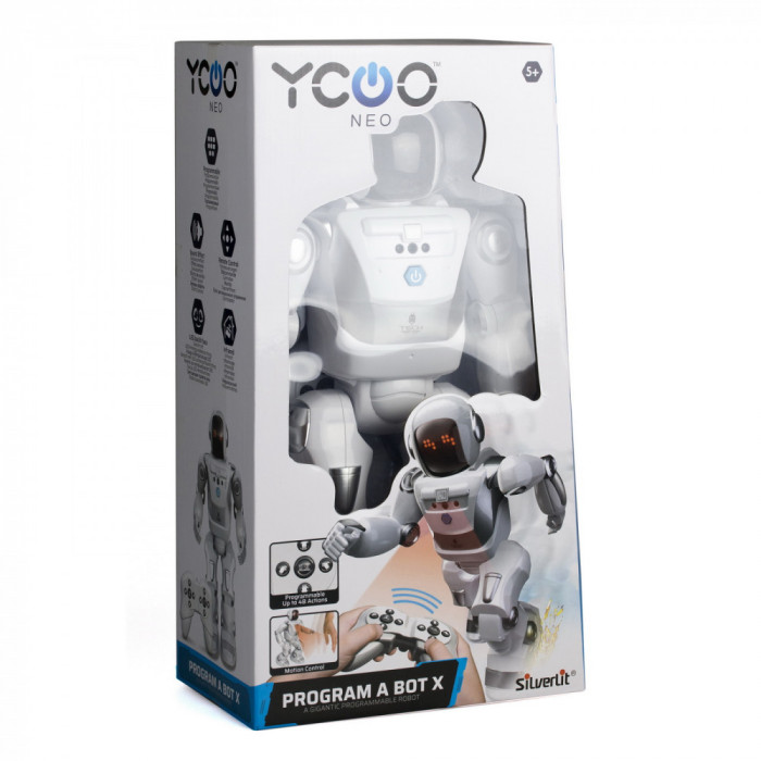 ROBOT ELECTRONIC CU RADIOCOMANDA PR&Omicron;GRAMM A BOT X SuperHeroes ToysZone