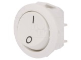 Rocker Switch ON-OFF 12A 250VAC White IP40