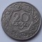 Polonia , 20 Groszy 1923, nichel