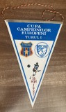 D9 150 - fanion - sport - fotbal - Steaua Bucuresti - MTK Budapesta - CCE - 16 septembrie 1987