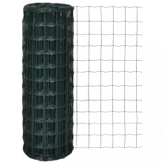 vidaXL Euro gard, verde, 25 x 1,5 m, o?el foto