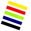 Set 5 Benzi Elastice Fitness Multicolor, Rezistenta 6.8-22.6kg, TPE, Antrenament Acasa/Yoga/Pilates/Stretching
