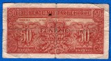 (1) BANCNOTA AUSTRIA - 50 GROSCHEN 1944, TRUPELE MILITARE ALIATE