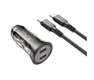 Incarcator Auto PD 45w cu Cablu Type C Borofone bz26b foto