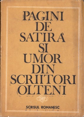 Pagini de satiră și umor din scriitori olteni foto