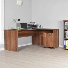 Birou Adore L Rio Office, Interschimbabil, Masa de colt, 160 x 75 x 144 cm foto
