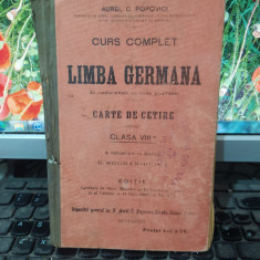 Aurel C. Popovici, Curs complet de Limba Germană clasa VIII-a București 1903 160