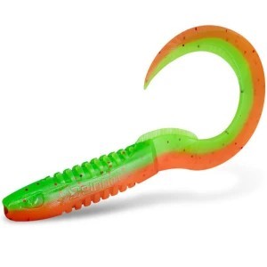 Shad Delphin Twistax Eeltail Uvs, Disco, 6cm, 30buc/pac foto