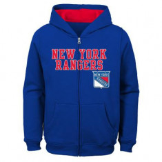 New York Rangers hanorac cu glugă pentru copii Stated Full Zip Hoodie - Dětské M (10 - 12 let)