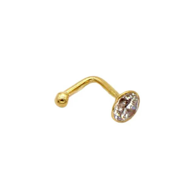 Piercing aur galben buric - DA498