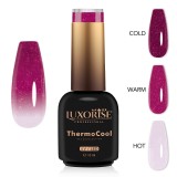 Cumpara ieftin Oja Semipermanenta Termica 3 Culori LUXORISE ThermoCool - Mesmerizing Rose 10ml