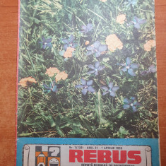 revista rebus 1 aprilie 1988 - revista de divertisment