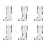 Pahare de bere &icirc;n formă de cizmă, set 6 - 0,25 litri