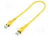 Patch cord Cat 6a, S/FTP, conexiune 1:1, 0.5m, HARTING - 09488484745005