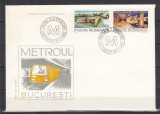 ROMANIA 1982 LP 1050 METROUL BUCURESTI SERIE FDC, Stampilat