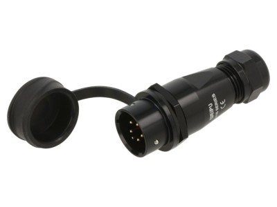 Conector mufă tată IP67 5 pini foto