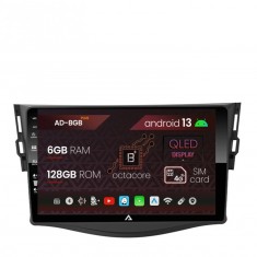 Navigatie Toyota RAV4 (2006-2013), Android 13, B-Octacore 6GB RAM + 128GB ROM, 9 Inch - AD-BGB9006+AD-BGRKIT096