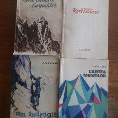 Lot 7 carti despre alpinism- Manitiu, Dunareanu, Coman, Noaghiu... / R2P4S