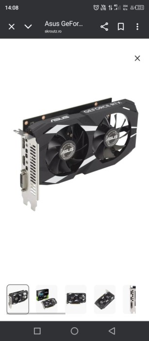 Placa Video Rtx 3050 6 GB 2 x Oc GDDR6