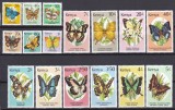 DB1 Fauna Fluturi Kenya 1988 16 v. MNH, Nestampilat