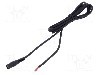 Cablu alimentare DC, cabluri, DC 5,5/2,1 soclu, negru, 2m, WEST POL - S21-TT-C100-200BK