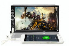 Mp5 player auto, display Touch, bluetooth, USB, 45X4W, 7018B + camera marsarier foto