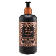 Sapun Lichid Tesori d'Oriente Hammam, 300 ml, cu Ulei de Argan si Flori de Portocal, Sapun Lichid cu Floare de Lotus, Sapun Hidratant, Sapun Lichid Hi