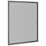 Plasa de insecte pentru ferestre, antracit, 100x120 cm